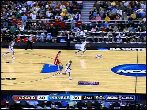 2008 NCAA Basketball Regional Final - Davidson vs Kansas