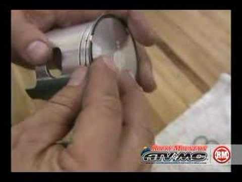 Motorcycle Top end piston and ring replacement - ATV piston