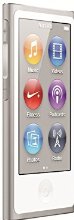 LATEST MODEL Apple Ipod Nano 7th Generation 16 GB Silver With Generic White Earpods and A USB Data Cable (Non Retail Packaged in a Brown Box)