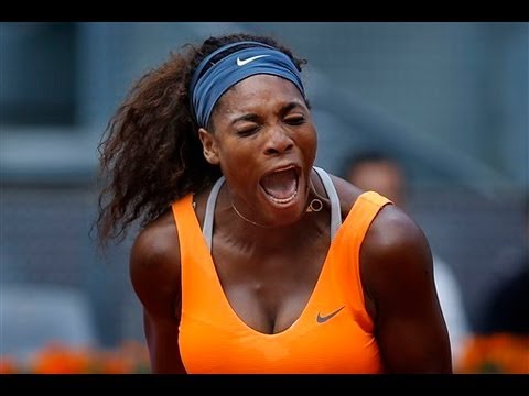 Serena Williams vs A. Medina Garrigues Madrid 2013 Highlights