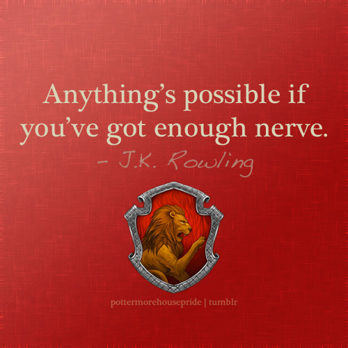 pottermorehousepride:

Gryffindor Pride

True of anything really.