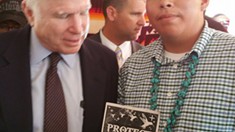 John McCain Confronted by Oak Flat Protesters and Chased Off Navajo Nation