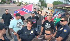 Confederate Flag Rally Gets Hostile