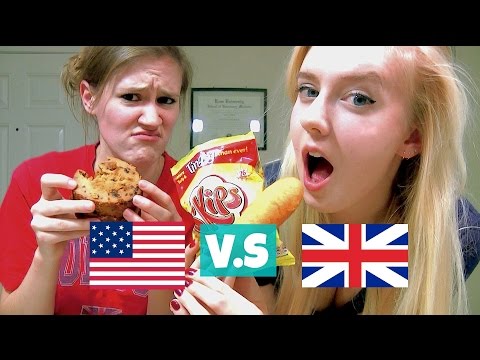 BRITISH VS. AMERICAN FOOD!