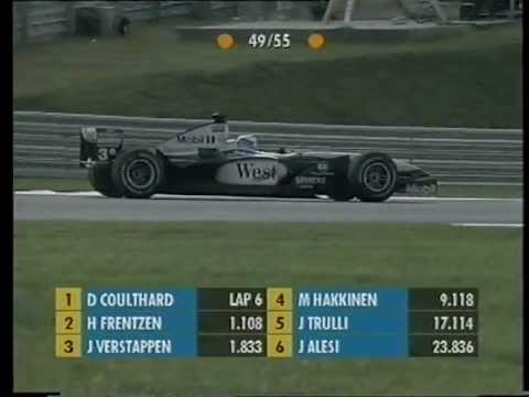 Dramatic start of the Formula one 2001 Kuala Lumpur Grand Prix