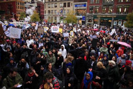 Necessary steps in tough economic times: New York students take to the streets in the wake of Occupy