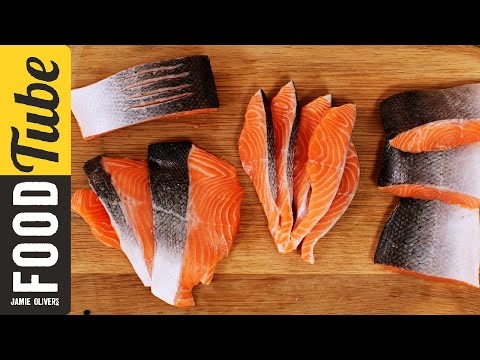 How to Fillet a Salmon or Trout | Jamie Oliver