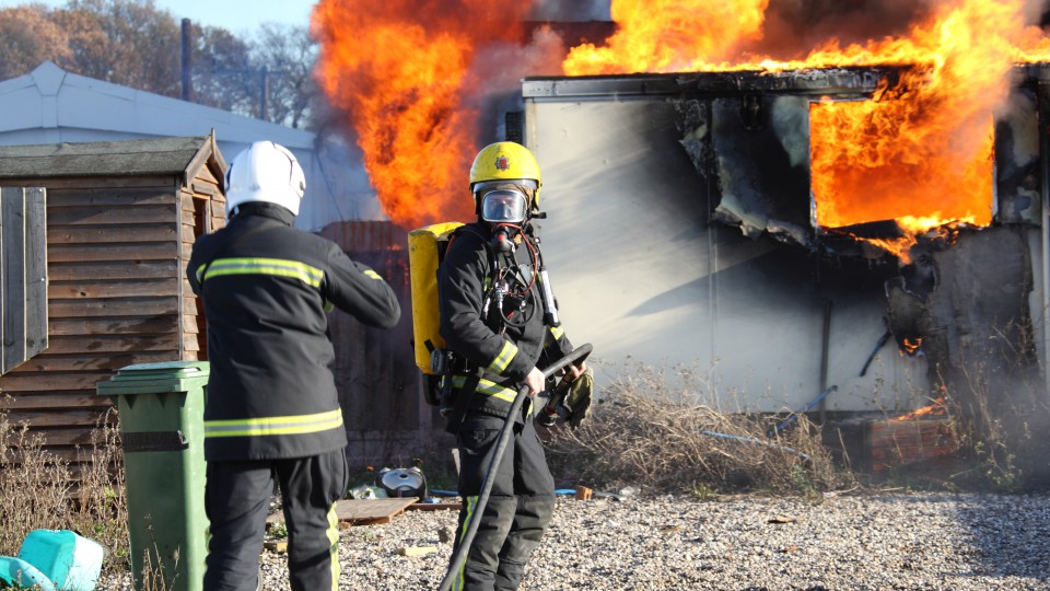 Firefighters and the fire service