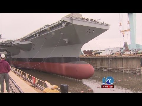 Art Kohn reports on Gerald R. Ford dry dock flooded