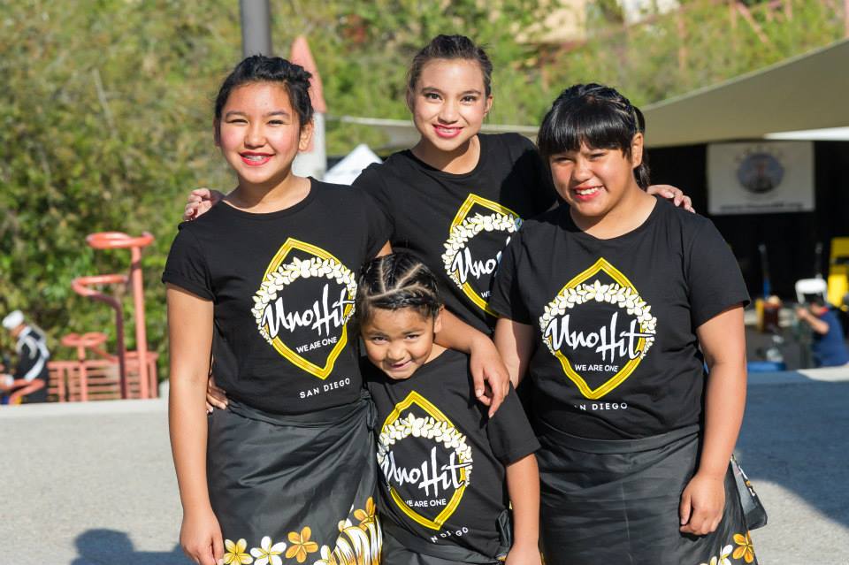 Uno Hit dancers Genesis, Aubrey and Angel with Alina, center.