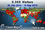 Locations of visitors to this page