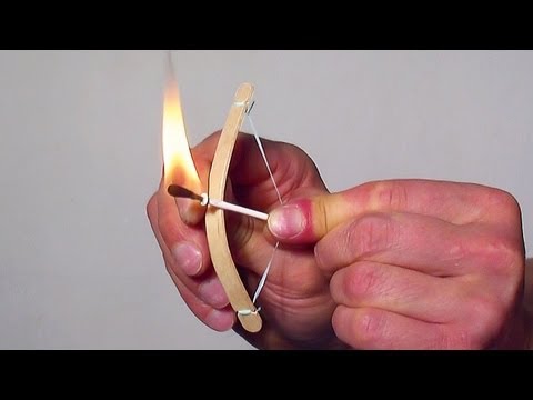 How to Make a Mini Bow and Arrow