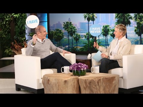 Matt Lauer and Ellen Play Never Have I Ever