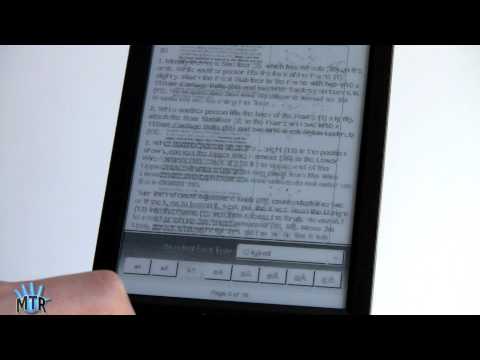 Sony Reader PRS-T1 Review