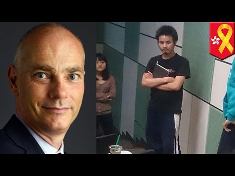 Umbrella Revolution troll? South China Morning Post’s Cliff Buddle attacked at Hong Kong University