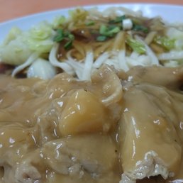 Chicken chop noodles.