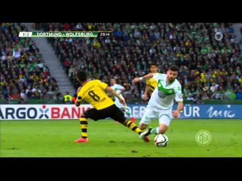 Borussia Dortmund - Vfl Wolfsburg --DFB Pokal Final-- 30/05/2015 die 1. Halbzeit