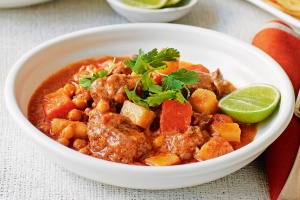 Masala lamb and chickpea stew