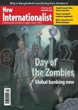 Cover of New Internationalist magazine - Day of the Zombies - global banking now