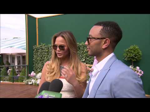 John Legend and Chrissy Teigen Live @ Wimbledon interview