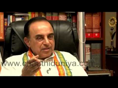 Shekhar Gupta (Indian Express Editor) is a chamcha of Chidambaram - Dr.Subramanian Swamy