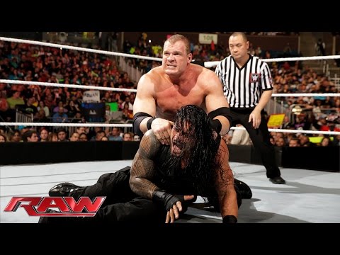 Roman Reigns vs. Kane: Raw, February 16, 2015