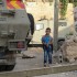 Young boy navigating the illegal Israeli occupation