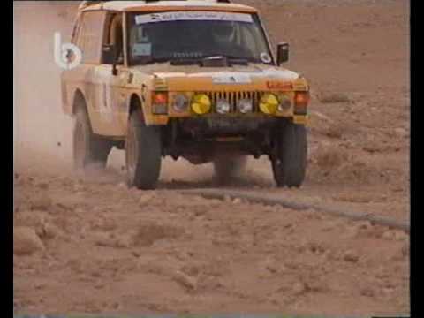 Range Rover spectacular crash during Syrian desert rally 1999