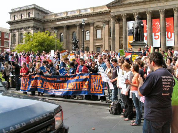 Main banner at State Library