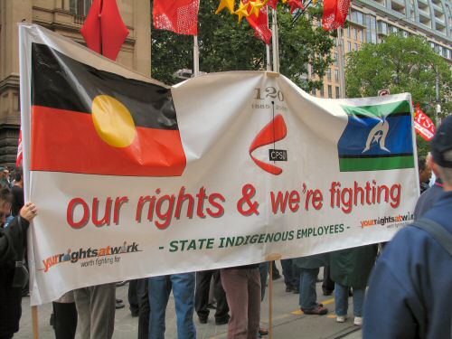 Banner of State Indigenous Employees 