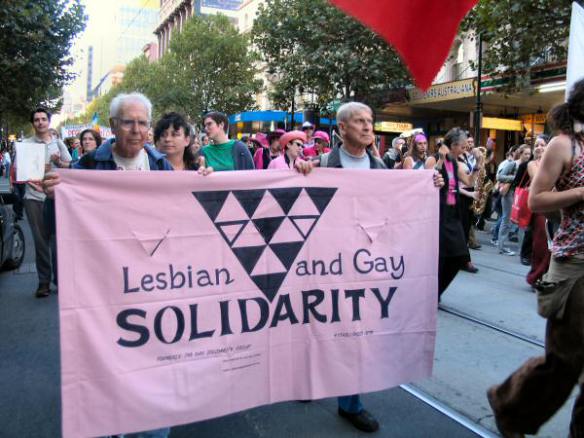 Banner of Lesbian and Gay Solidarity