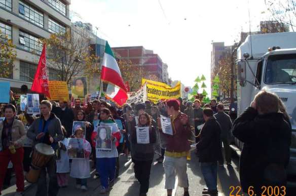 The head of the march