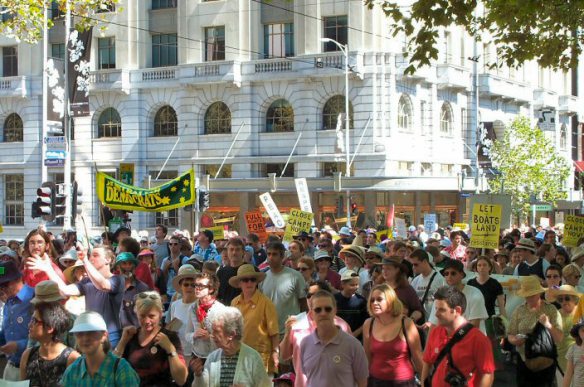 Banners of Australian Democrats