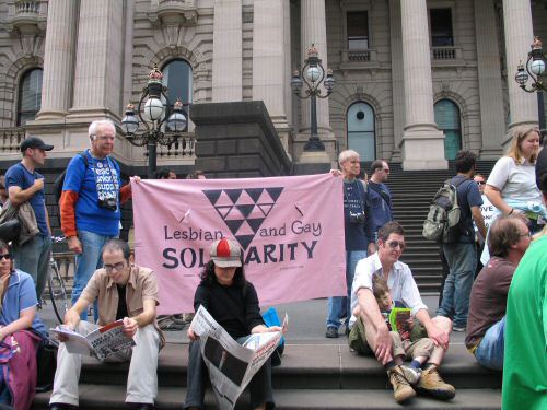 Banner of Lesbian and Gay Solidarity