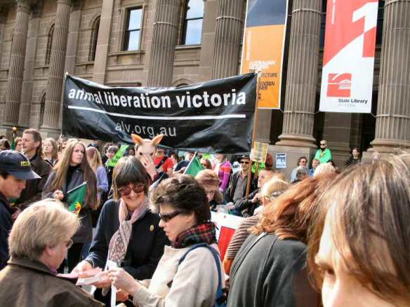 Banner of Animal Liberation Victoria