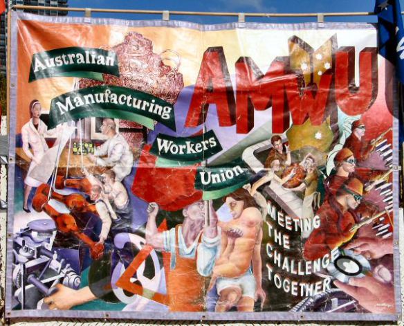 AMWU banner