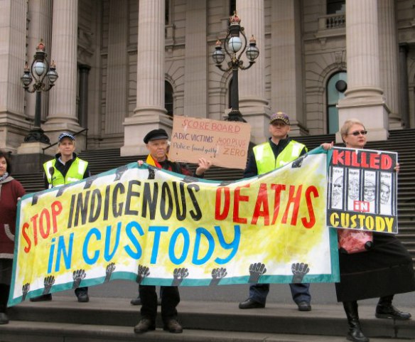 Banner - Stop Indigenous Deaths in Custody