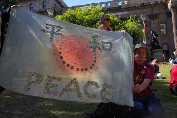 Japanese peace banner