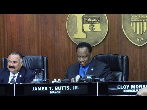 Inglewood Mayor James T. Butts on Stan Kroenke's NFL Stadium being shovel ready.