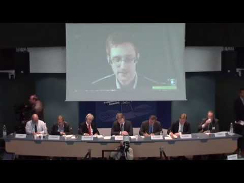 Edward Snowden Testimony @ Parliamentary Assembly of the Council of Europe (PACE) - 04/08/2014