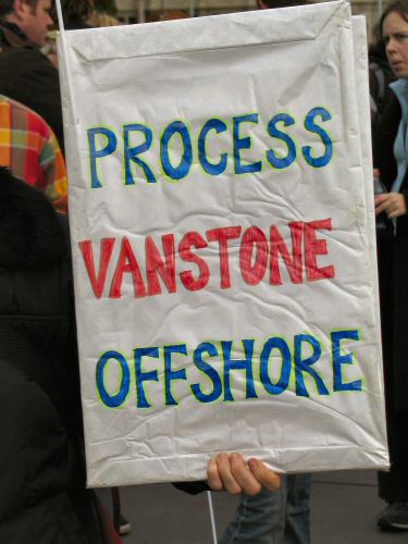 Placard - Process Vanstone Offshore