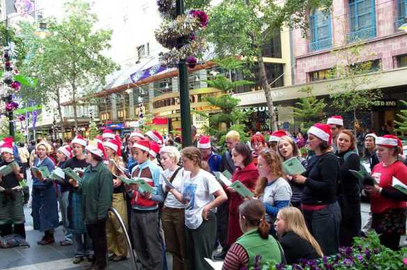 The choir in Bourke Street