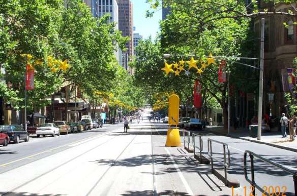 Collins Street empty