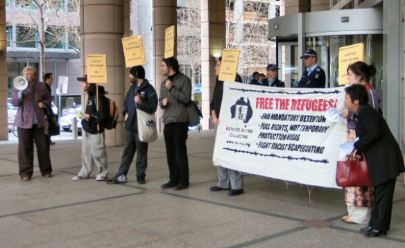 Pamela Curr, Asylum Seekers Resource Centre, speaking