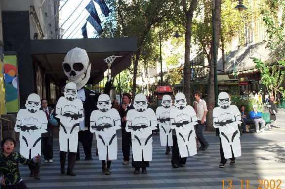 ''Stormtroopers' at the ready