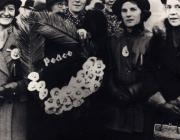 cooperative womens guild members with white poppy wreath