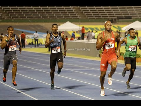 Asafa Powell Beats Yohan Blake in Men's 100M Quarter Finals at JAAA Senior Championships 2015