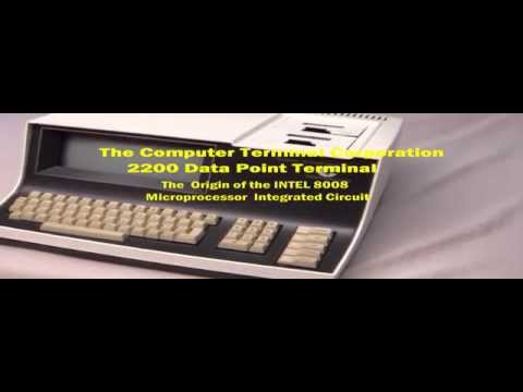 Computer Terminal Corporation 2200 - Start of Intel 8008 Microprocessor