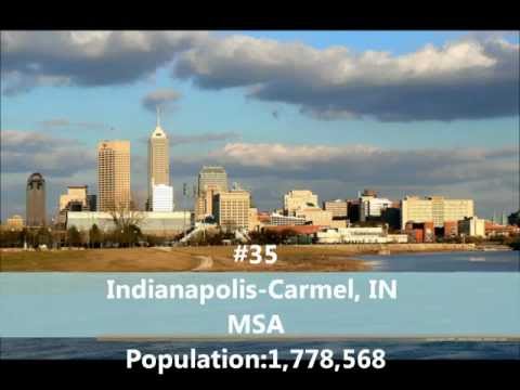 50 Largest Metro Areas of the United States of America