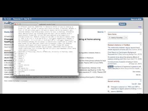 Exporting Citations from PubMed Central to RefWorks